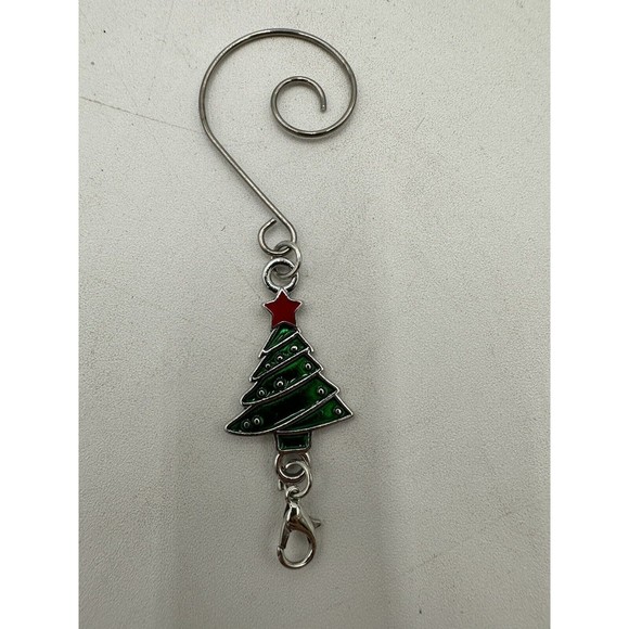 BANBERRY DESIGNS Christmas Ornament Hooks - Set of 12 Metal Tree  New - Picture 1 of 6